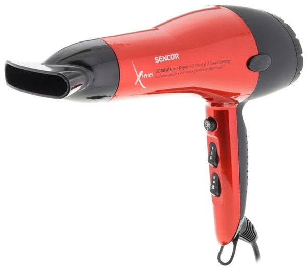 Фен для волосся Sencor SHD 6600 червоний 3 режими 2000 Вт