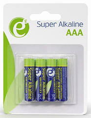 Батарейки AAA  EnerGenie EG-BA-AAA4-01 LR03/AAA (4 шт.) блістер (код 110279)