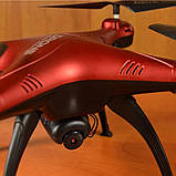 Квадрокоптер Керований по радіо дрон 1million WiFi c камерою літаючий селф-дрон, фото 9