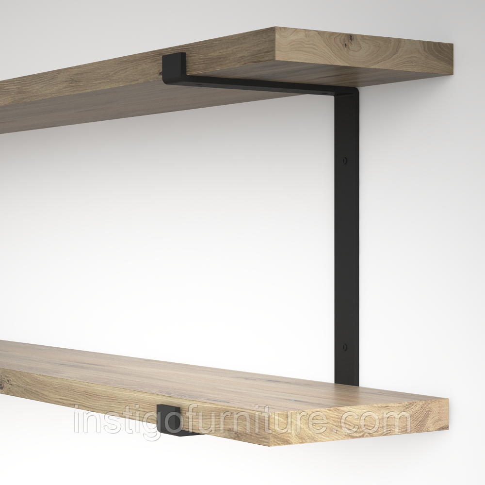 Кронштейн для полиці з металу 212×30mm, H=340mm