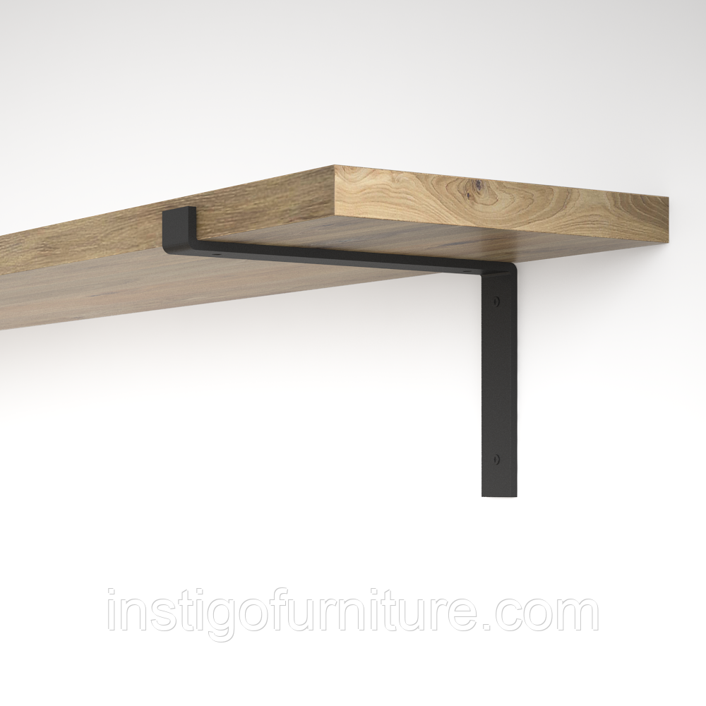Кронштейн для полиці з металу 256×30mm, H=175мм