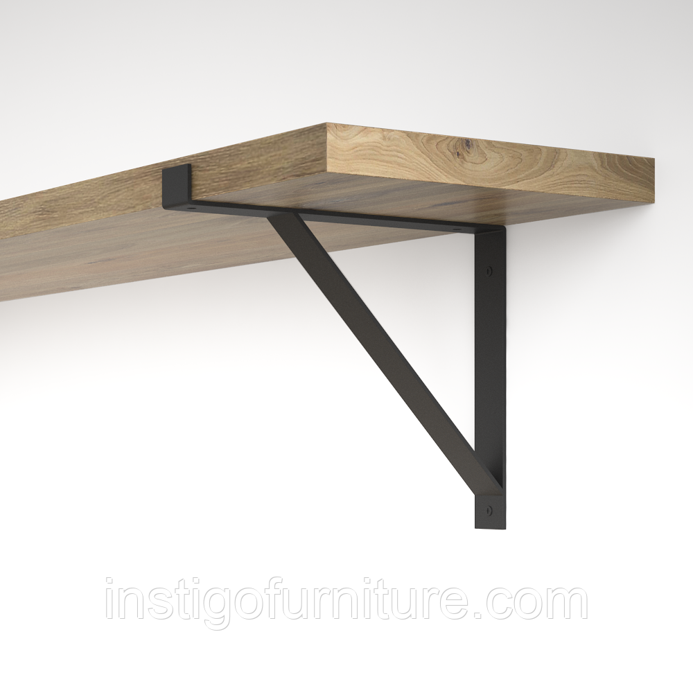 Кронштейн для полиці з металу 253×30mm, H=227mm