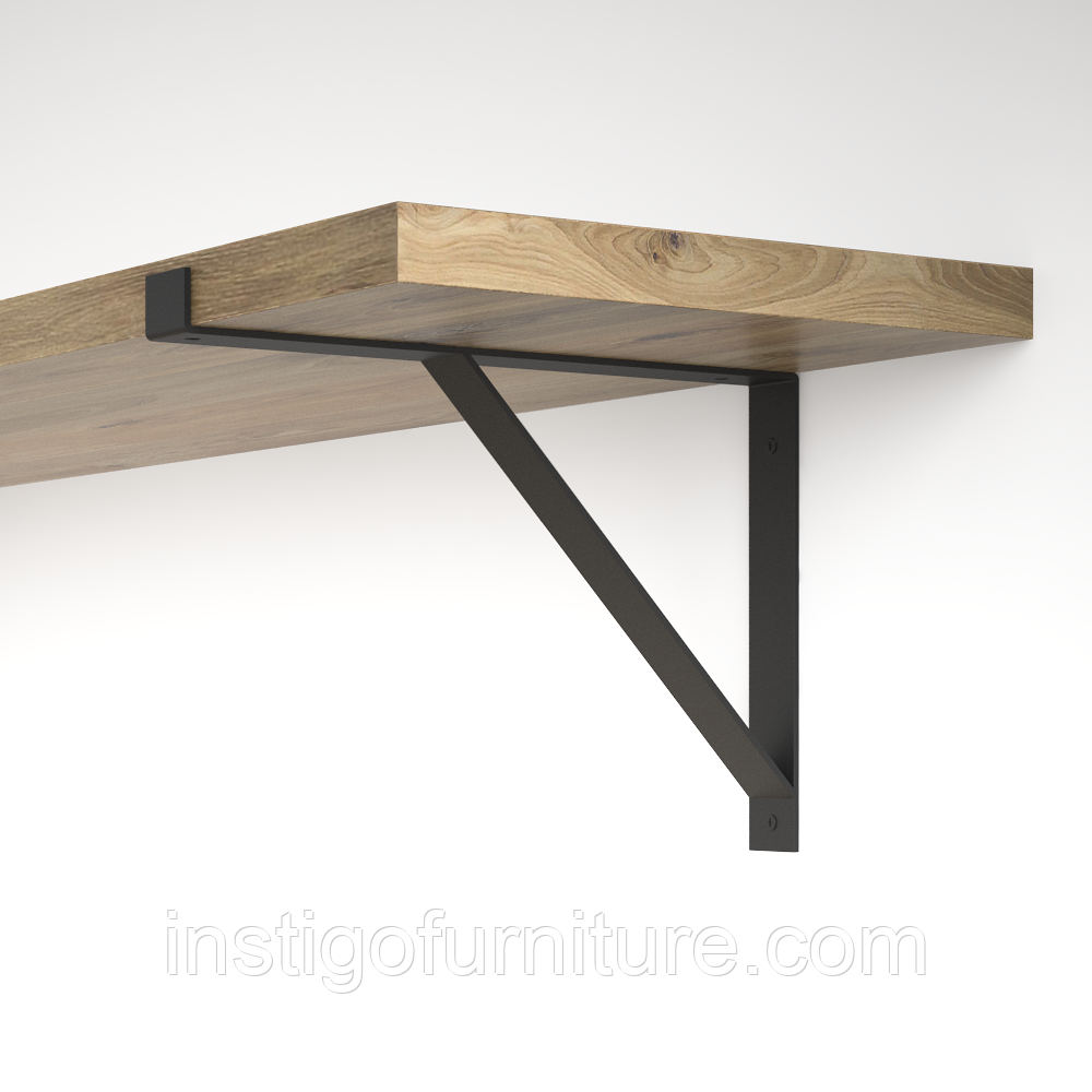 Кронштейн для полиці з металу 303×30mm, H=227mm