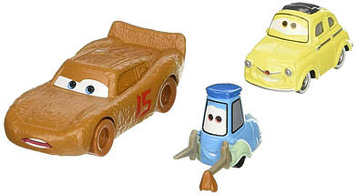 Тачки 3: Маккуїн, Луїджі, Гвідо (Lightning McQueen , Luigi & Guido) Disney Pixar Cars від Mattel, фото 3