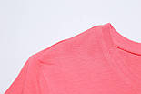 Жіноча базова рожева футболка Glo-story, фото 4