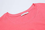 Жіноча базова рожева футболка Glo-story, фото 5