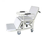 Медичне функціональне електроліжко W01. Вбудоване інвалідне крісло. Ліжко з туалетом., фото 4