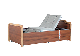 Медичне функціональне електро ліжко з туалетом і боковим переворотом MIRID Е101. Ліжко з регулюванням висоти ложа. Для інвалідів.