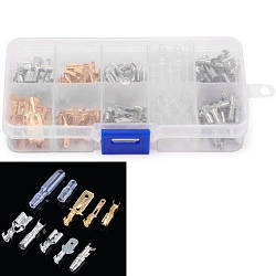 Набір клем 150шт кабельних накінечників та ізоляторів, ніж, круглий