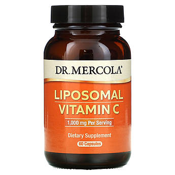 Dr. Mercola, Липосомальный вітамін С, 1000 мг, 60 капсул