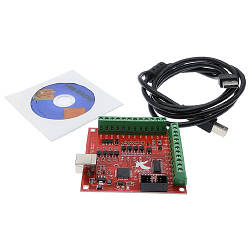 4-осьовий контролер крокових двигунів ЧПУ, 100кГц