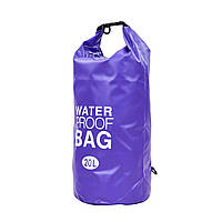 Гермомешок Waterproof Bag 20л TY-6878-20 Фиолетовый