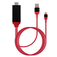 MiraScreen адаптер, переходник с Lightning на HDMI для iPhone, 1.8м