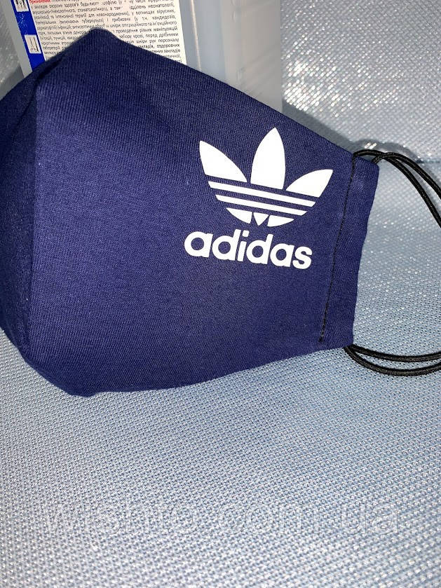 Маска трикотажна з логотипом adidas
