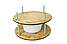 Прес для сиру дерев'яний круглий( Метал.розбірний) Колір ГОРІХ Діаметр-28,5 см Висота 20см, фото 2