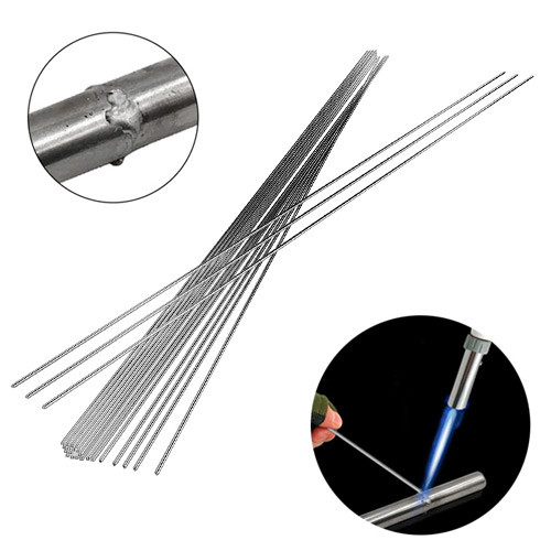 Припій для паяння зварювання алюмінію, 50шт 50см 1.6мм пруток з флюсом, фото 1