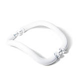 Ручка дверна офісна дуга 300 мм біла, фото 2