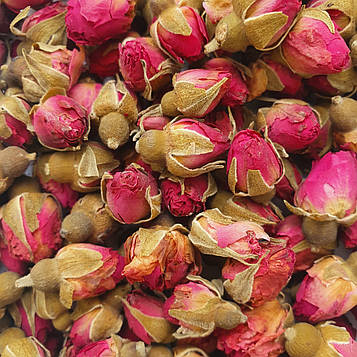 100 г троянда чайна бутони рожеві сушені (Свіжий урожай) лат. Rosa odorata
