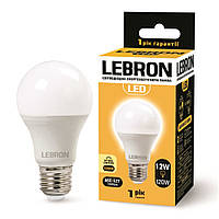 Лампа светодиодная Lebron L-A60 12W 4100K 220V E27