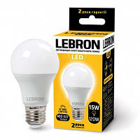 Лампа светодиодная Lebron L-A60 15W 4100K 220V E27