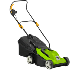Газонокосарка електрична Verto FZR 2038-E 1.5 кВт, ширина різу 34 см, бак 35 л