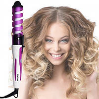 Спиральная плойка для завивки волос Nova Professional Hair Curler