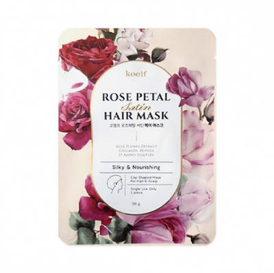 Живильна маска-шапочка для волосся KOELF Rose Petal Satin Hair Mask 30g