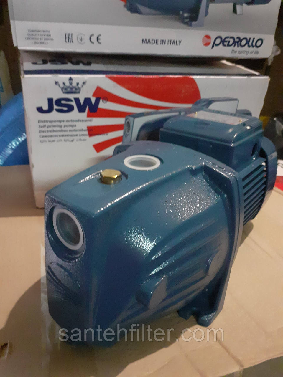 Pedrollo JSWm 2AX 1.1kW (пр-во Италия) насос для воды бытовой поверхностный,центробежный,самовсасыв - фото 3 - id-p231222876