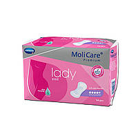 Прокладки урологические при недержании мочи очень легкой степени MoliCare® Premium lady pad 4.5 кап 14шт/уп.