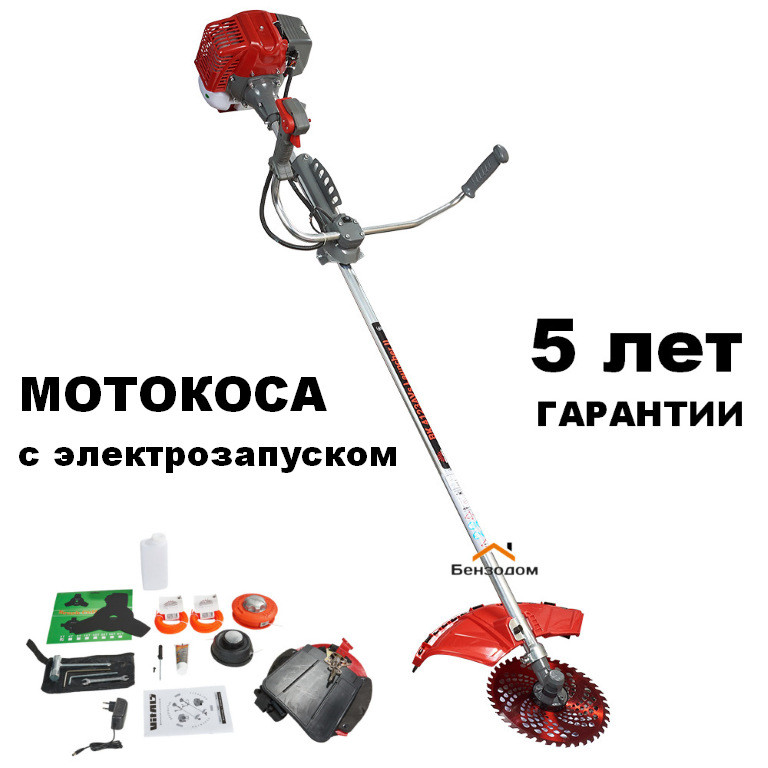 Мотокоса Vitals Professional BK 4123AVs Launcher II +БЕЗКОШТОВНА АДРЕСНА ДОСТАВКА (електростарт, праймер)