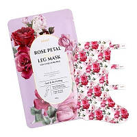 Противоотёчная маска-гольфы KOELF Rose Petal Satin Leg Mask 40g