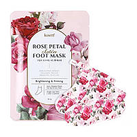 Укрепляющая маска-носочки для ног KOELF Rose Petal Satin Foot Mask 16g