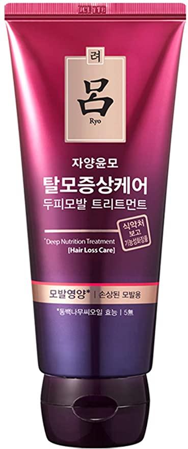 Відновлювальна маска для волосся Ryo Hair Loss Care Deep Nutrition Treatment 200 мл