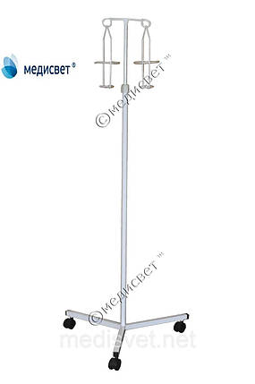 Штатив медичний пересувний ШДВ-Е для тривалих вливань (штатив для крапельниць), фото 2