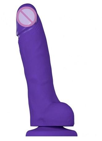 Фалоімітатор реалістичний на присоску - Strap-On-Me Soft Realistic Dildo Violet - Size XL