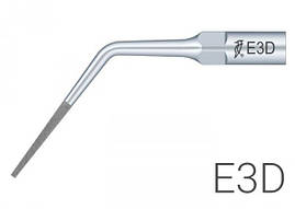 Насадка п'єзоскалера E3D, ендодонтична, алмазне напилення 40 мкм, роз'єм - EMS