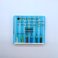 Ni Ti Flex-FILES MAILLEFER 15-40 (6шт), ручні дрильбори.