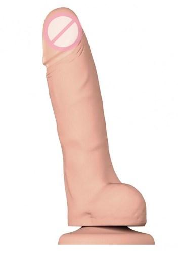 Фалоімітатор реалістичний на присоску - Strap-On-Me Soft Realistic Dildo Vanilla - Size L