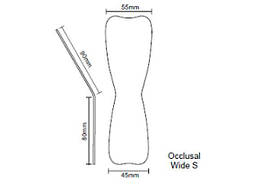 Дзеркало для інтраоральної фотографії S, родієве покриття, оклюзійне, широке (YDM)