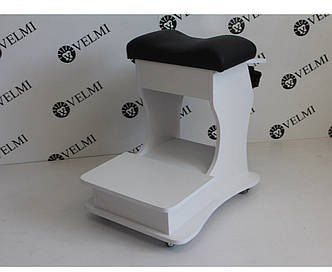 Підставка-пуф для педикюру з шухлядкою педикюрная підставка для ніг педикюрного крісла пересувна vm28