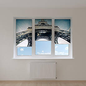 Рулонні штори з фотодруком Ейфелева вежа