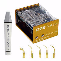 Скалер V3 LED ультразвуковий, для вбудування, наконечник з LED-підсвіткою, роз'єм SATELEC; в комплекті:  5