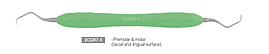 Кюрета Gracey 2CGR 7-8, стандартна, силіконова ручка, двостороння. Premolars, molars.