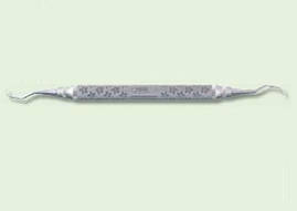 Кюрета Gracey S (набір 7 шт.) двостороння, металева ручка, кругла, Sakura