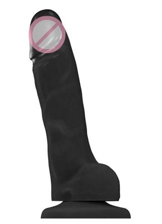 Фалоімітатор реалістичний на присоску - Strap-On-Me Soft Realistic Dildo Black - Size M