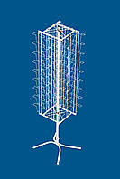 Стойка напольная вращающаяся под открытки А5 и А6 со смещением (72 ячейки)