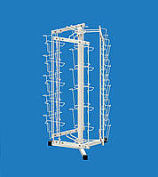 Стойка настольная вращающаяся под открытки А6 (30 ячеек)