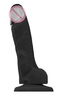 Фалоімітатор реалістичний на присоску - Strap-On-Me Soft Realistic Dildo Black - Size S