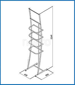 Стенд под образцы матрасов