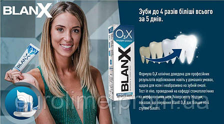 Зубна паста BlanX O3X Oxygen power вибілювальна 75 мл, фото 2